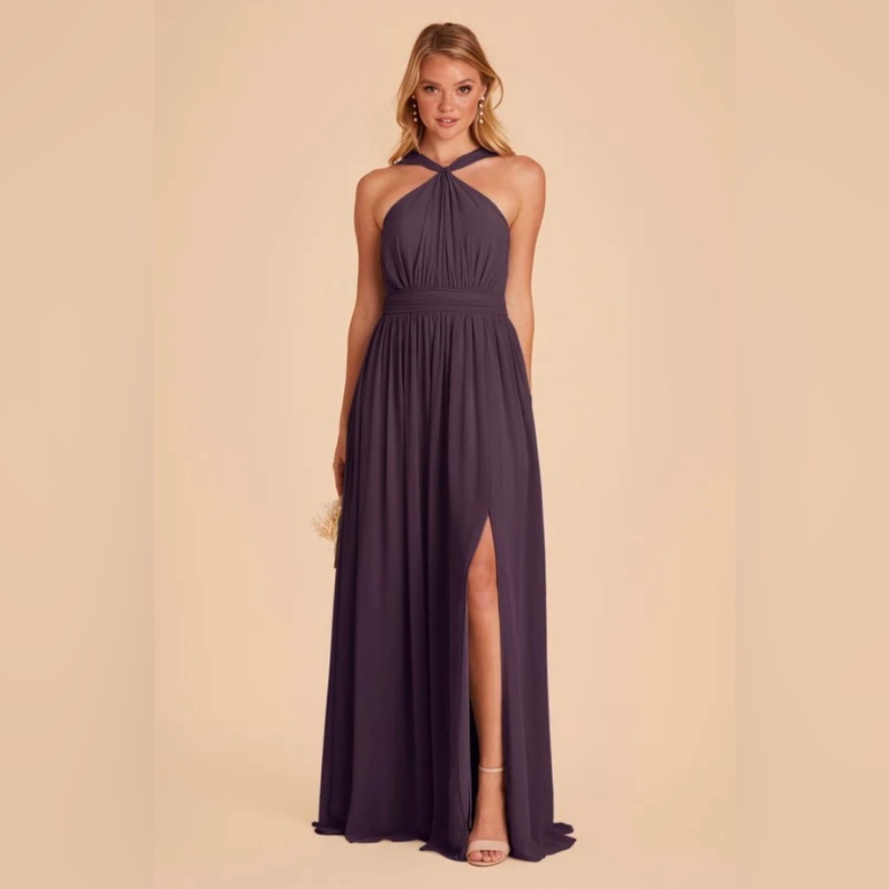Birdy Grey NWT Plum Chiffon M Bridesmaid Dress